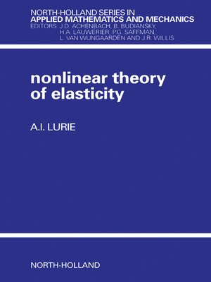 cover image of Non-Linear Theory of Elasticity
